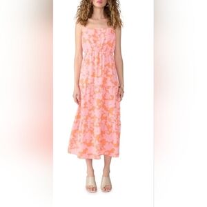 Social Standard by Sanctuary Floral Dress in Melon